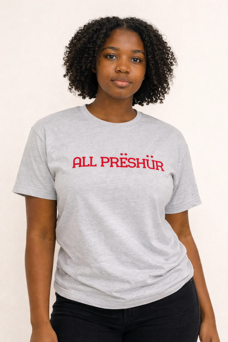 All Preshur T-Shirt White — GoWithAP merchandise